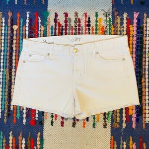 Ann Taylor LOFT Denim cutoff shorts
